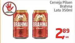 Oferta de Brahma - Cerveja Pilsen por R$2,89 em Tenda Atacado