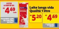 Oferta de Quality - Leite Longa Vida por R$5,2 em Mercado Extra