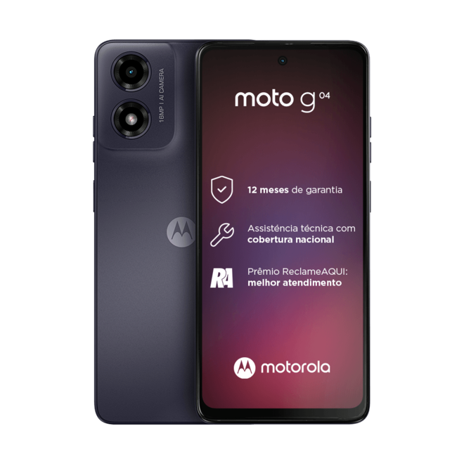 Oferta de Moto g04 por R$776,67 em Motorola