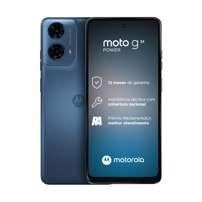 Oferta de Moto g24 power por R$999 em Motorola