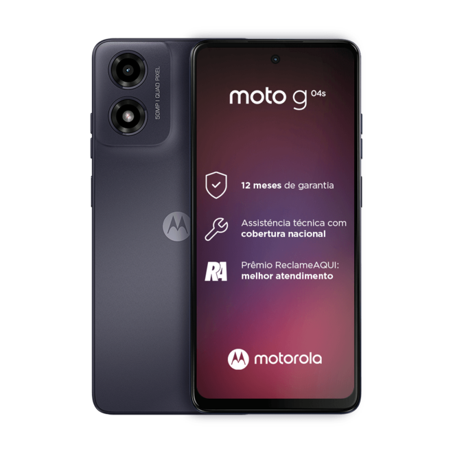 Oferta de Moto g04s por R$776,67 em Motorola