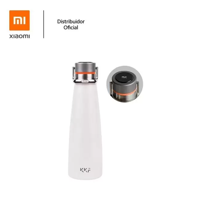 Oferta de Garrafa Térmica 475ml KKF Xiaomi, Aço Inoxidável, com Display LED, Branco, XM485BRA por R$228 em Miranda