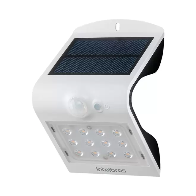 Oferta de Luminária Arandela Solar ASI 220, Luz Amarela, 4842810, INTELBRAS</br> por R$129 em Miranda