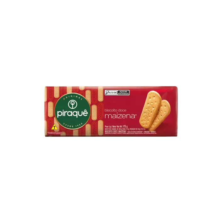 Oferta de Biscoito Maizena Piraquê Original 175g por R$4,59 em Mercadinhos São Luiz