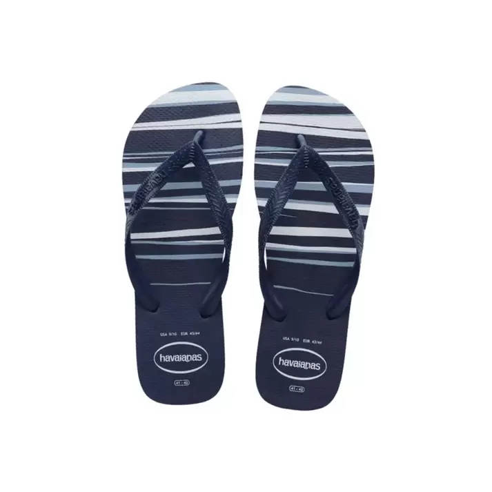 Oferta de Sandália Havaianas Top Basic Marinho Branco 43/4 por R$63,35 em Mercadinhos São Luiz