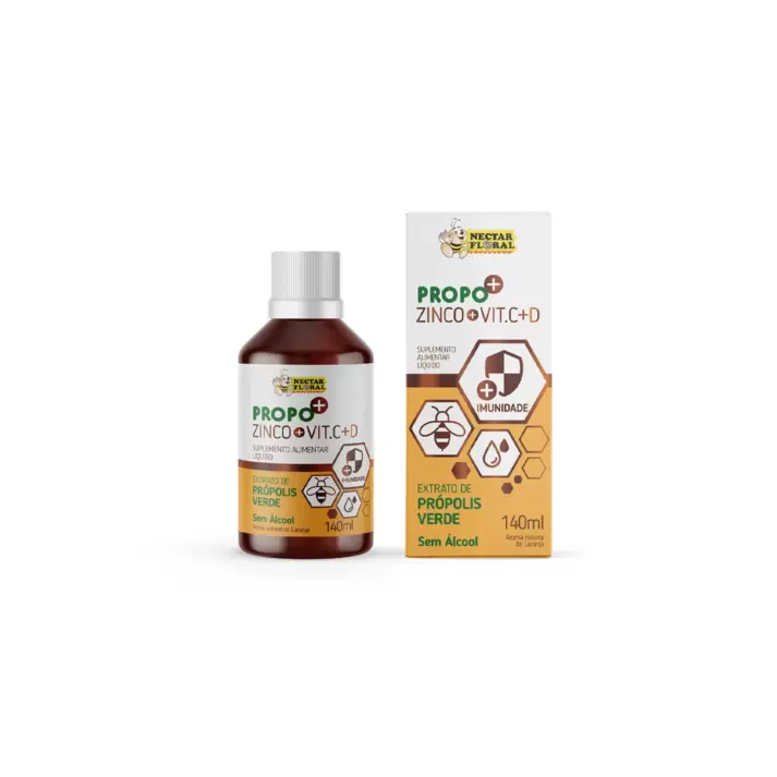 Oferta de Suplemento Alimentar Nectar Floral Própolis+ Zinco+Vitamina C+D 140ml por R$33,05 em Mercadinhos São Luiz