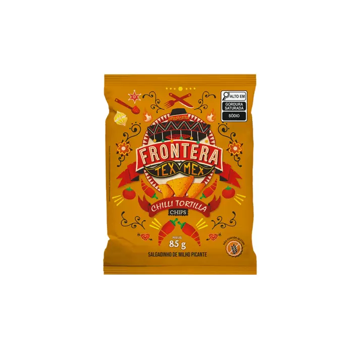 Oferta de Tortilha Chips Frontera Milho Picante 85g por R$10,25 em Mercadinhos São Luiz