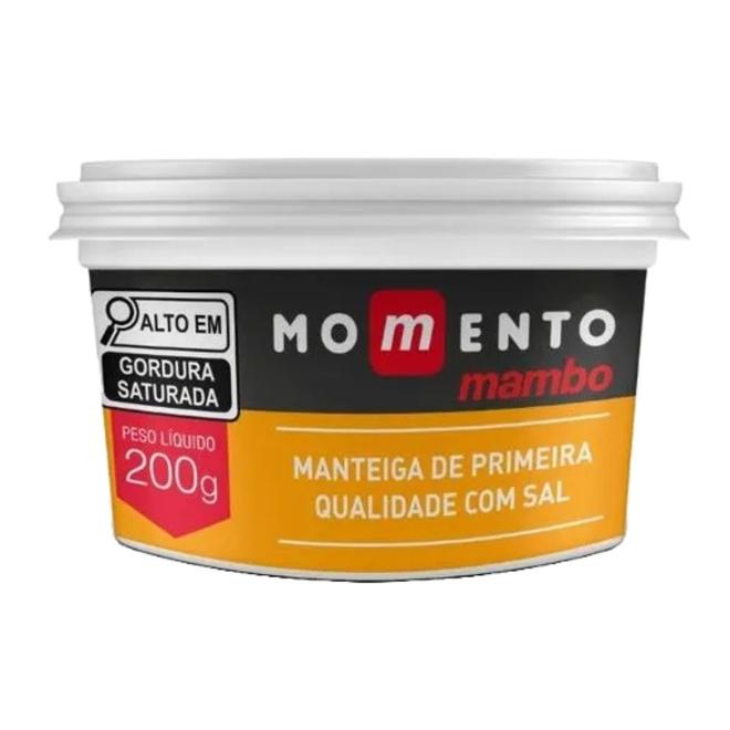 Oferta de Manteiga Momento Mambo 200g por R$9,98 em Mambo