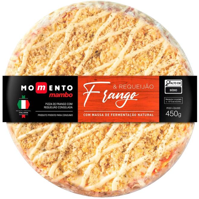 Oferta de Pizza Frango & Requeijão Momento Mambo 450g por R$37,98 em Mambo