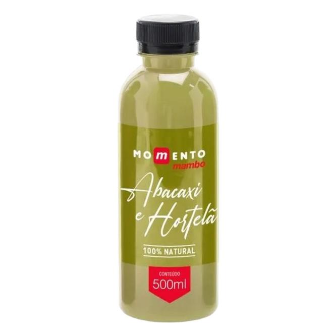 Oferta de Suco Natural de Abacaxi com Hortelã Momento Mambo 500ml por R$12,98 em Mambo