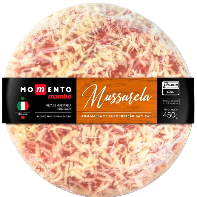 Oferta de Pizza Mussarela Momento Mambo 450g Congelada por R$29,98 em Mambo