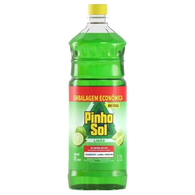 Oferta de Desinfetante Uso Geral Limão Pinho Sol 1,75l por R$15,98 em Mambo