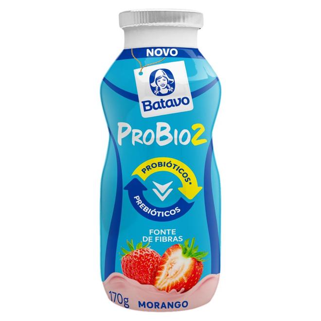 Oferta de Iogurte Probio2 Morango Batavo 170g por R$2,99 em Mambo