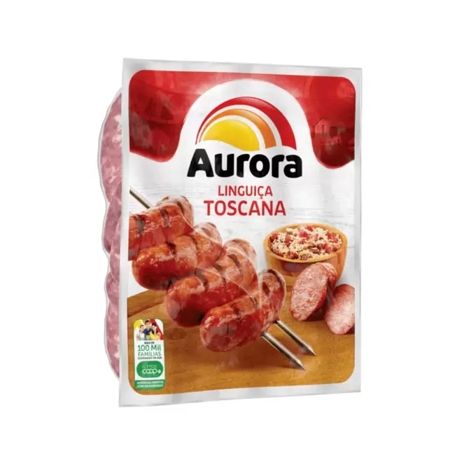 Oferta de Linguiça Toscana Congelada Aurora 700g por R$23,98 em Mambo