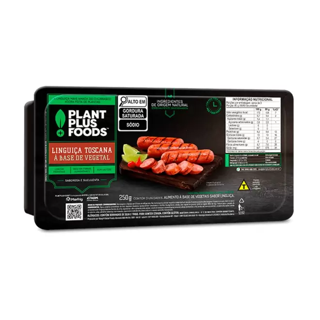 Oferta de Linguiça Vegetal Toscana Plantplus Sadia 250g por R$29,98 em Mambo