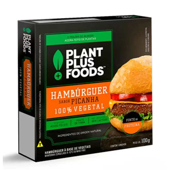 Oferta de Hamburguer Vegetal Picanha Plantplus 100g por R$14,98 em Mambo