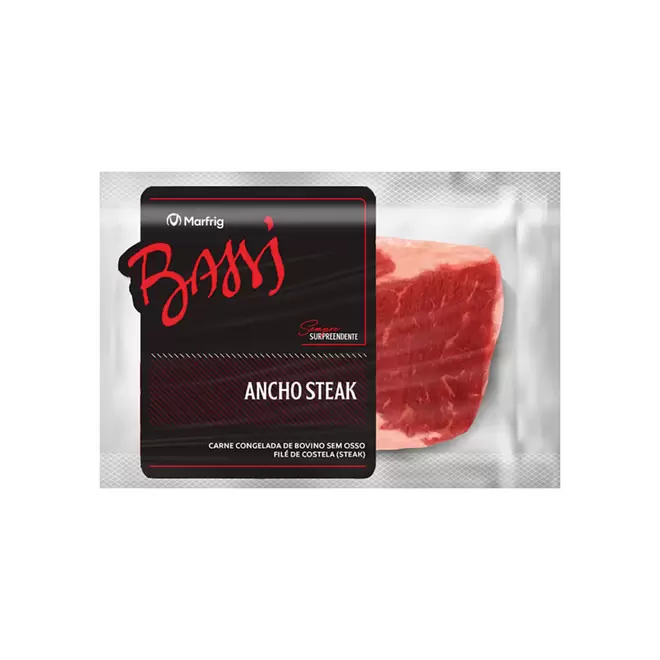 Oferta de Ancho Steak Bassi kg por R$99,98 em Mambo