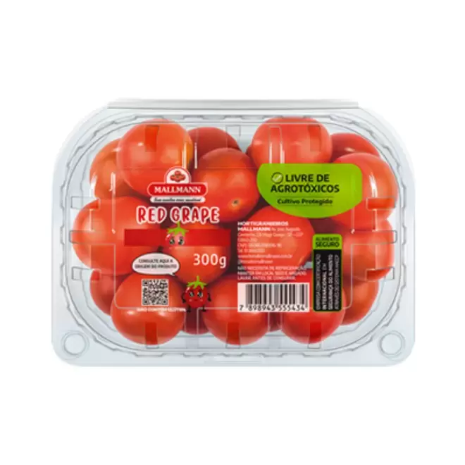 Oferta de Tomate Grape Red Livre de Agrotóxicos Mallmann 300g por R$12,49 em Mambo