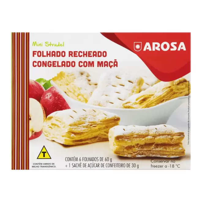 Oferta de Mini Strudel Congelado com Frango e Catupiry Arosa 360g por R$45,85 em Mambo