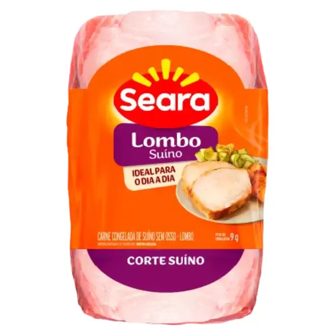 Oferta de Lombo Suíno Congelado Seara Kg por R$21,98 em Mambo