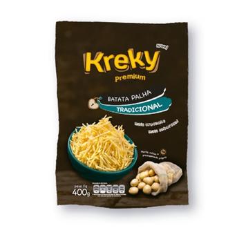 Oferta de Batata Palha Tradicional Premium Kreky 400G por R$15,38 em Macromix Atacado
