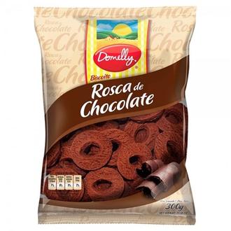 Oferta de Biscoito Doce Domelly Rosca de Chocolate 300G por R$4,39 em Macromix Atacado