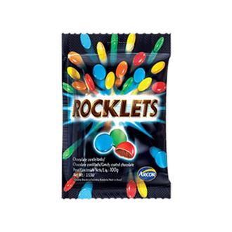 Oferta de Confeitos Rocklets Chocolate Embalagem 80G por R$5,49 em Macromix Atacado