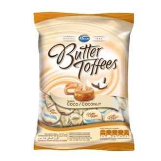 Oferta de Bala Butter Toffees Coco 100G por R$4,39 em Macromix Atacado