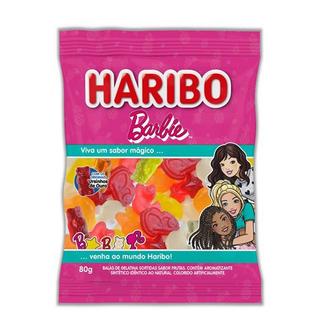 Oferta de Bala de Gelatina Barbie e Ursinhos de Ouro Sabor Frutas Haribo 80g por R$8,35 em Macromix Atacado