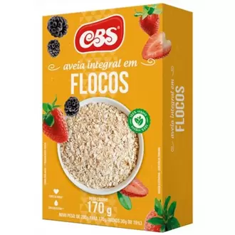 Oferta de Aveia Flocos Cbs 170G por R$2,28 em Macromix Atacado