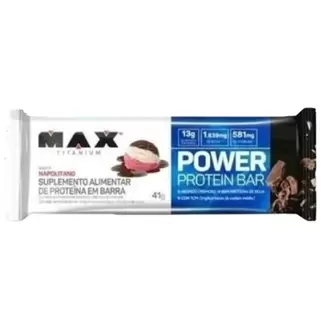 Oferta de Max Power Protein Bar Napolitano 41G por R$8,35 em Macromix Atacado