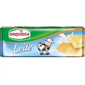 Oferta de Biscoito Wafer Recheio Leite Orquídea 100G por R$2,19 em Macromix Atacado