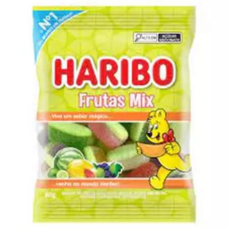 Oferta de Bala De.Gelatina Frutas Mix Haribo com 80g por R$6,59 em Macromix Atacado