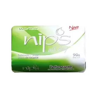 Oferta de Sabonete Nips All Day Mate Verde Embalagem 90G por R$1 em Macromix Atacado