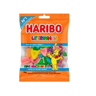 Oferta de Bala de Gelatina Frutas Letrinhas Haribo Pacote 80G por R$6,59 em Macromix Atacado