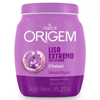 Oferta de Creme de Hidratação Intensiva Origem Liso Extremo 1Kg por R$11,66 em Macromix Atacado