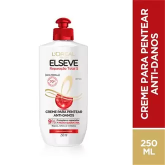 Oferta de Creme para Pentear Reparação Total Elseve 250Ml por R$19,58 em Macromix Atacado