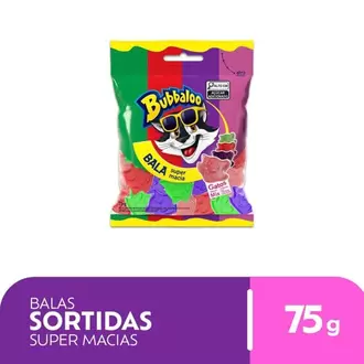 Oferta de Bala Mix Gato Bubbaloo 75g por R$5,29 em Macromix Atacado