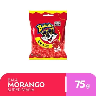 Oferta de Bala Macia Morango Bubbaloo 75g por R$5,29 em Macromix Atacado