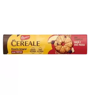 Oferta de Biscoito Cereale Maça e Uva Passa Bauducco 141g por R$4,39 em Macromix Atacado