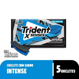 Oferta de Chiclete Xsenses Intense sem Açúcar Trident 8g por R$2,85 em Macromix Atacado