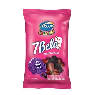 Oferta de Bala de Gelatina 7 Belo Framboesas 70g por R$3,95 em Macromix Atacado