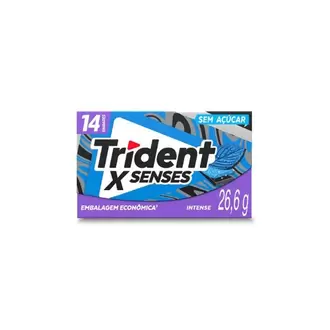 Oferta de Chiclete Xsenses Intense Trident Com 4un por R$5,38 em Macromix Atacado