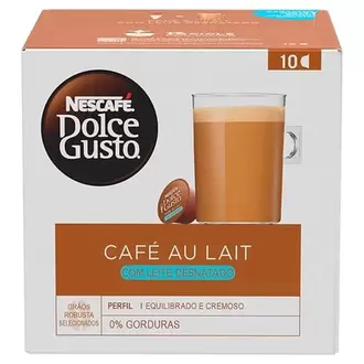 Oferta de Capsula Nescafe Dolce Gusto Café Au Lait Desn. 100g por R$26,38 em Macromix Atacado