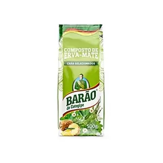 Oferta de Erva Mate Barão com Chás Selecionados Embalagem 500G por R$9,89 em Macromix Atacado