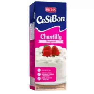 Oferta de Chantilly Cesibon Rich's 1l por R$18,59 em Macromix Atacado