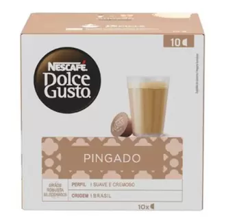 Oferta de Pingado Nescafé Dolce Gusto Caixa Com 10 Cápsulas por R$26,38 em Macromix Atacado