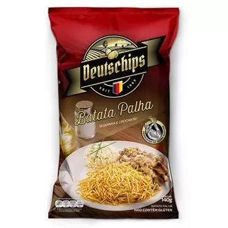 Oferta de Batata Palha Deutschips Tradicional 140g por R$5,99 em Macro Atacado Treichel