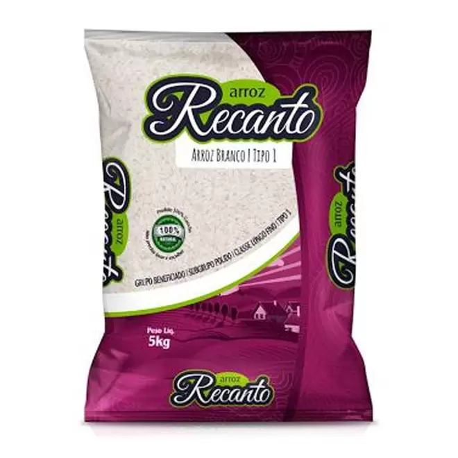 Oferta de Arroz Recanto T1 Branco 5kg por R$22,98 em Macro Atacado Treichel