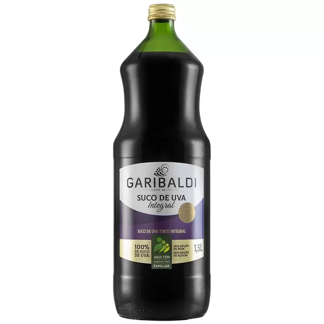 Oferta de Suco Garibaldi Uva Integral 1,5 Litros por R$15,98 em Macro Atacado Treichel